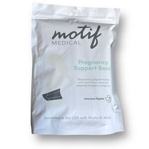 Motif Medical, Pregnancy Support Band, Abdomen White - Large NWT IN PKG